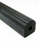 Tira de sellado de esponja de celda cerrada EPDM en forma de D